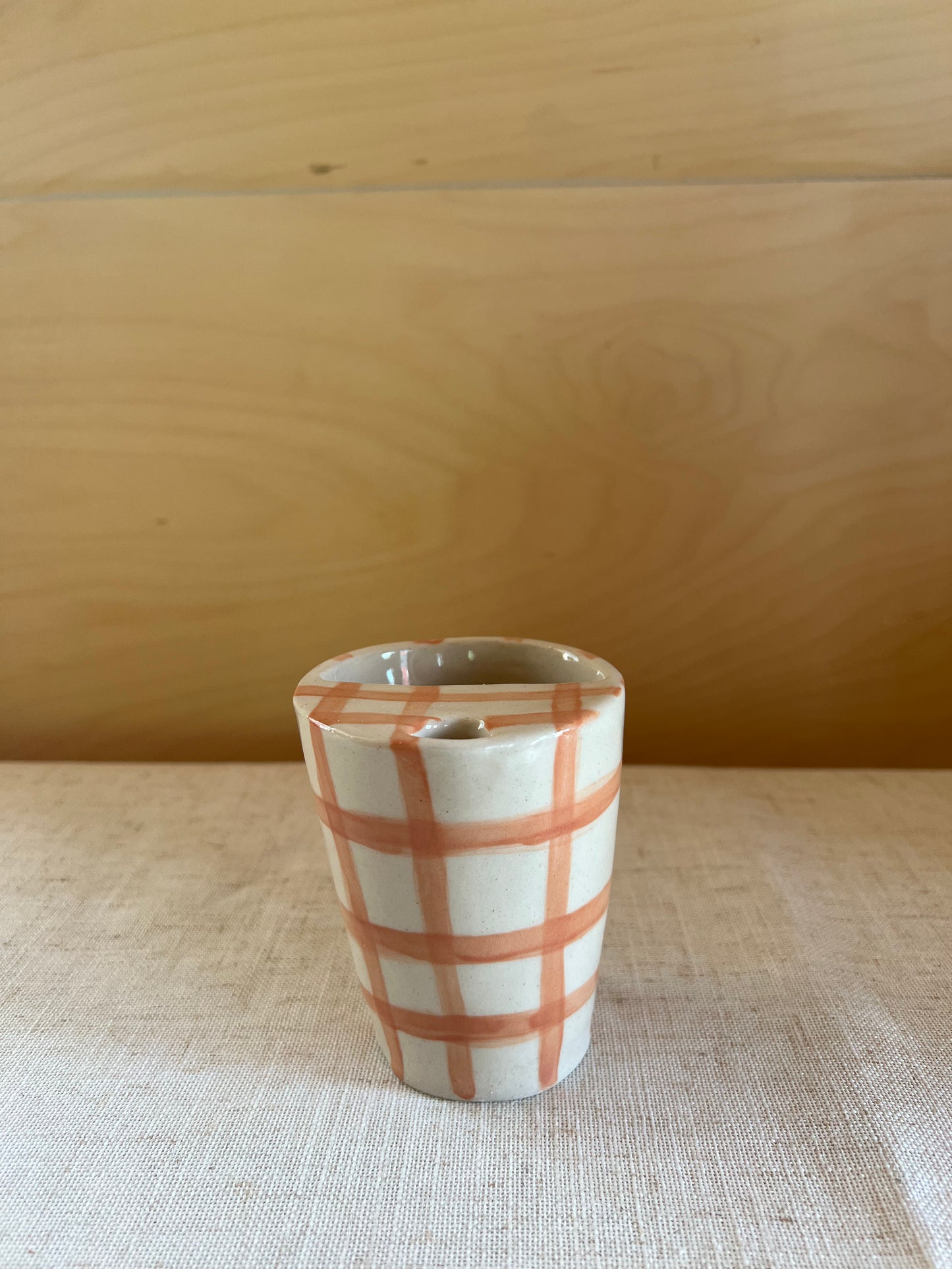 Gingham Sippy Cup