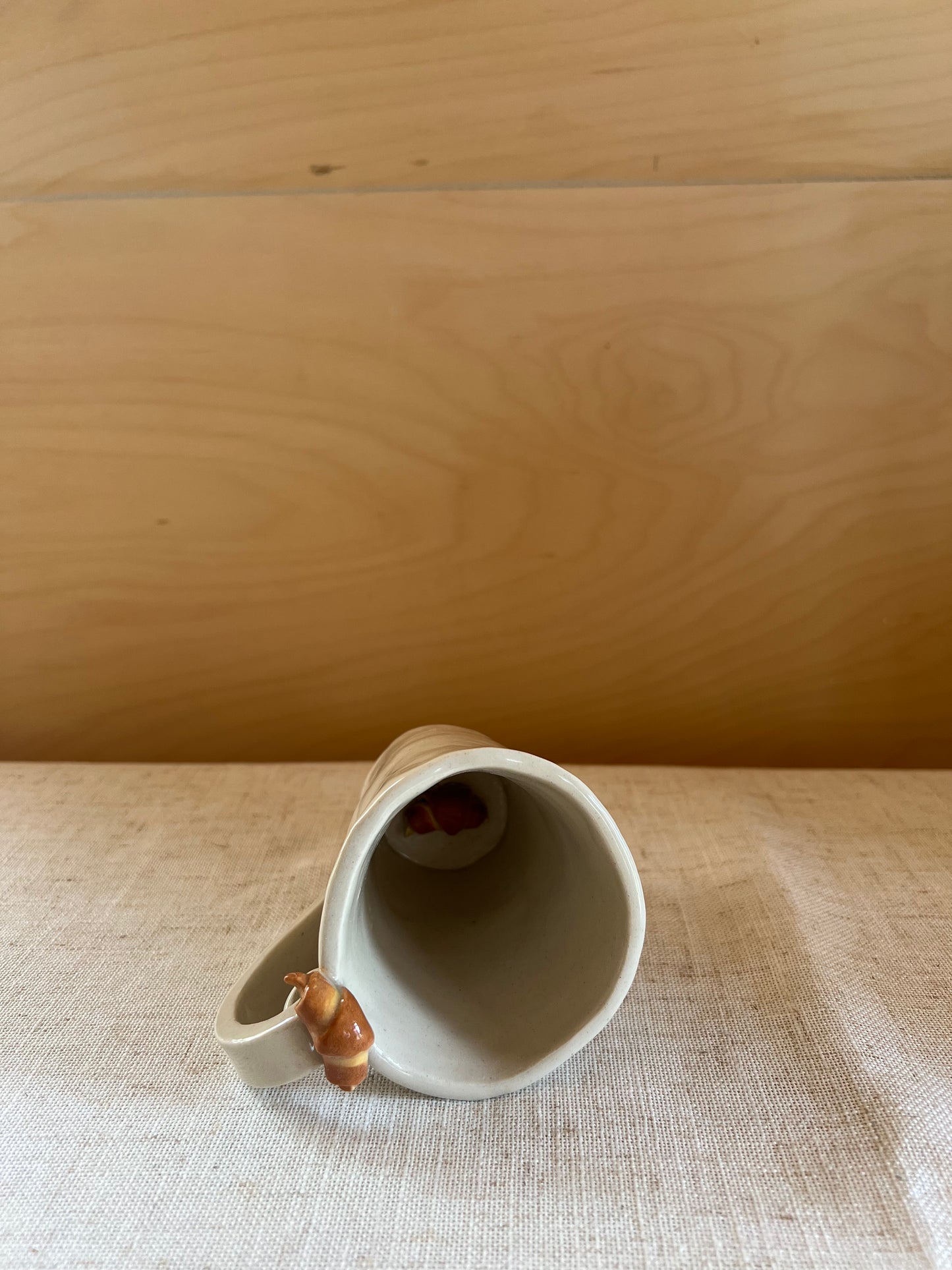 Double Croissant Mug