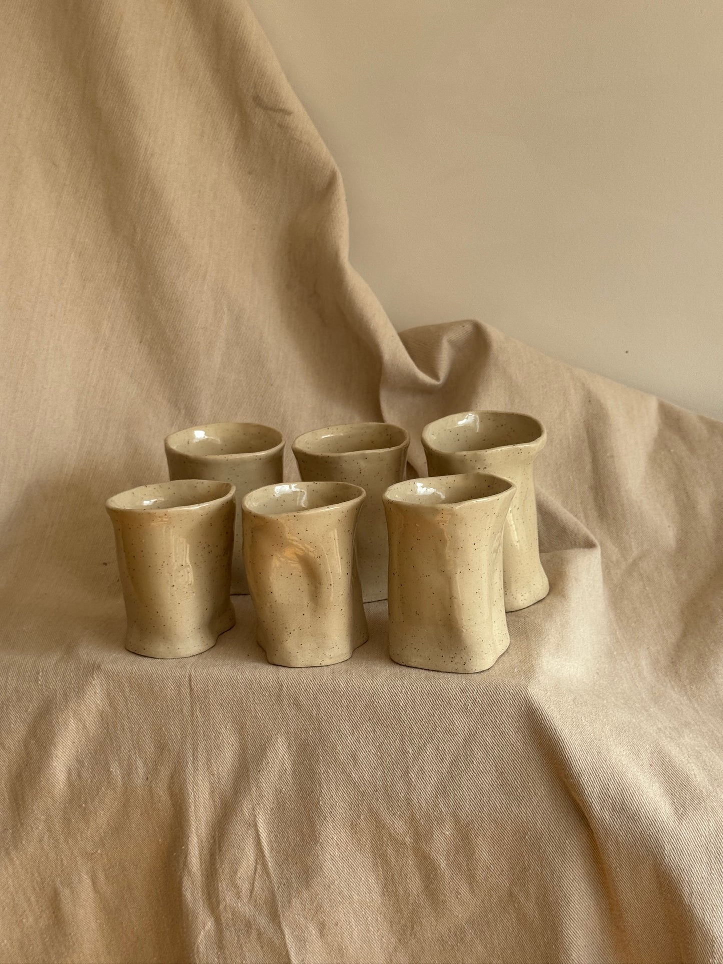 Set of Wrinkle Cups x 6