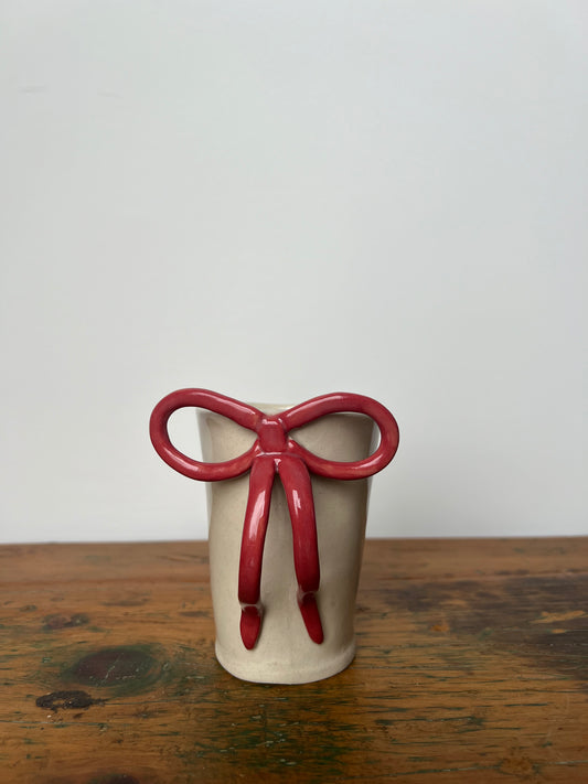 Red Bow Mug