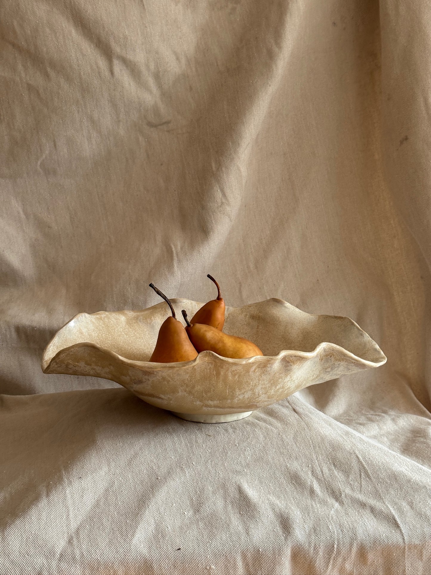 Oyster Glazed Serving Dish