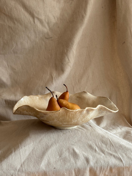 Oyster Glazed Serving Dish