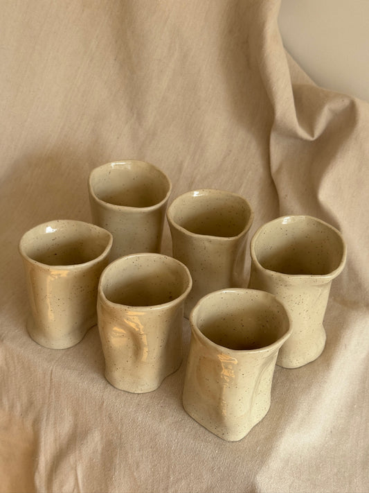 Set of Wrinkle Cups x 6