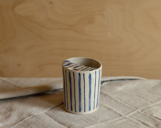 Mix Blue Stripe Sippy Cup