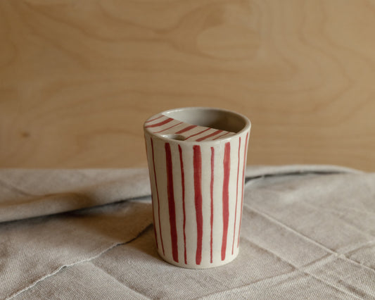 Mix Red Stripe Sippy Cup